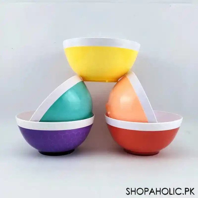 (Pack of 3) Plastic Bowl 5.5 Inches