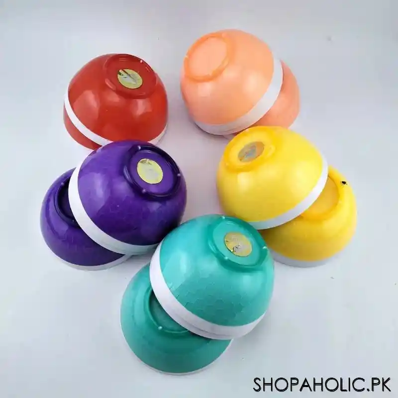 (Pack of 3) Plastic Bowl 5.5 Inches