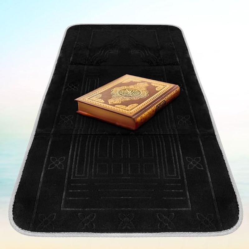Buy Premium Quality Foldable Musallah Prayer Rug with Back Rest