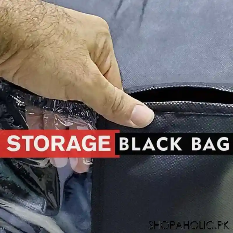 Premium Quality Storage Bag for Clothes - Large Capacity (130g, Black)
