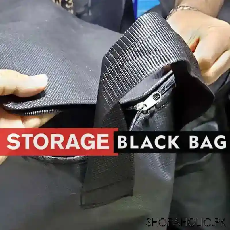 Premium Quality Storage Bag for Clothes - Large Capacity (130g, Black)
