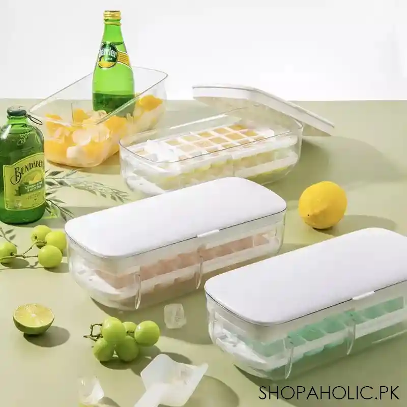 Press Type Ice Cube Maker