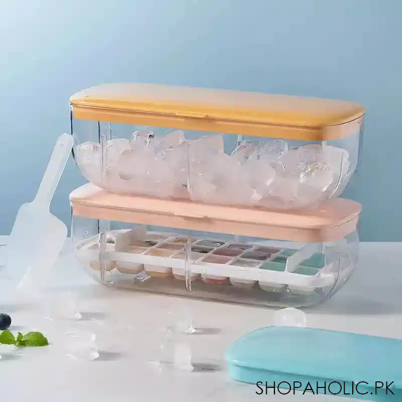 Press Type Ice Cube Maker