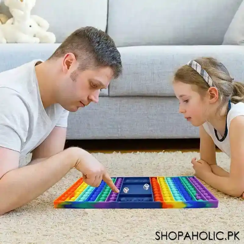 Push Pop-It Bubble Fidget Ludo with Dice