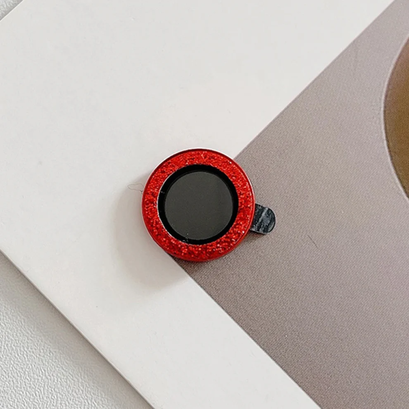 Camera Glitter Lens Luxury iPhone Metal Ring Protector Glass