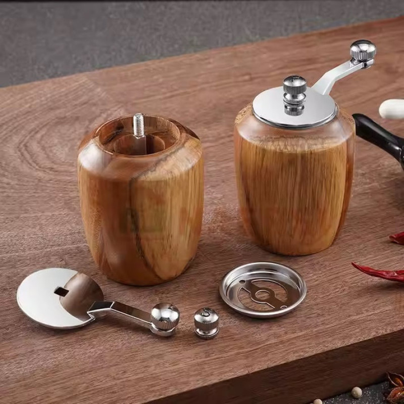 Premium Wooden Salt And Paper Grinder