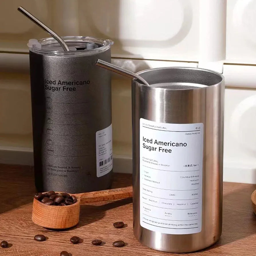 Coffee Cups Thermos Stainless Steel Water Bottle