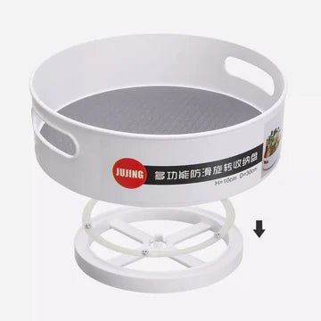 Rotating Tray Pack of 2 - Countertop Kitchen Organizer