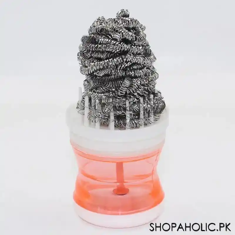 Self Dispensing Liquid Soap Wire Brush
