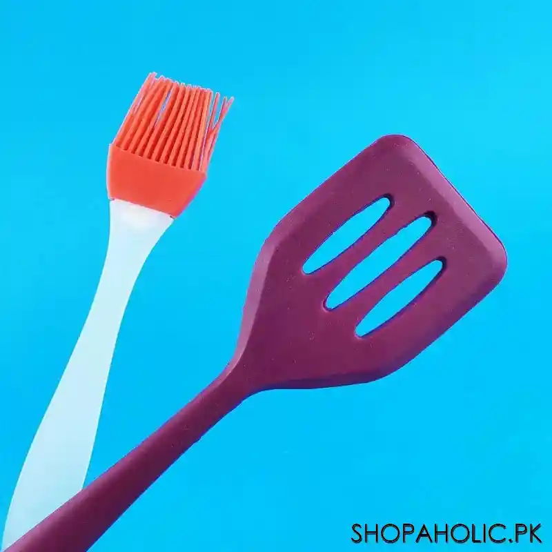 Set Of 2 Silicone Spatula and Brush