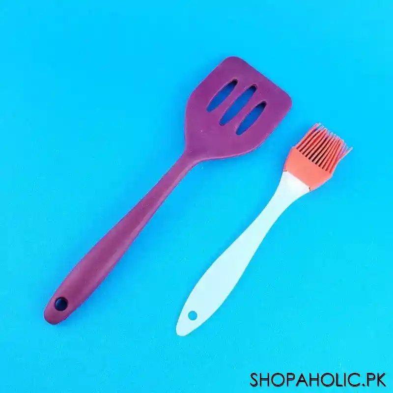 Set Of 2 Silicone Spatula and Brush