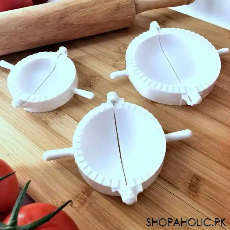 (Set of 3) Dumpling Mold White