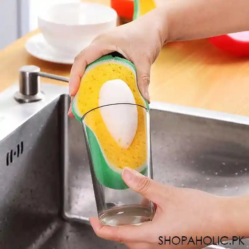 Fruit Shaped Dishwashing Sponges (Random)