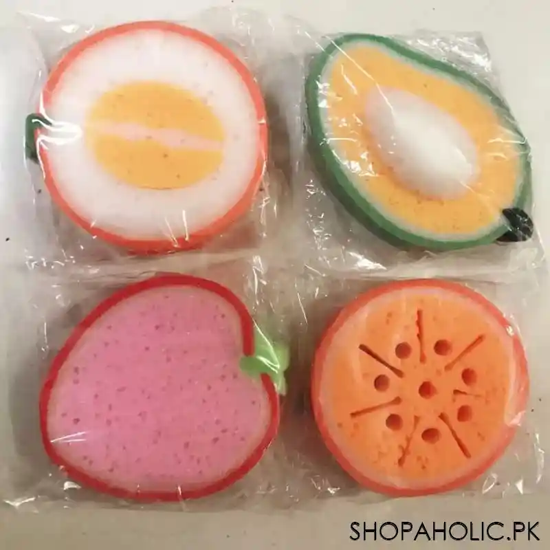 Fruit Shaped Dishwashing Sponges (Random)