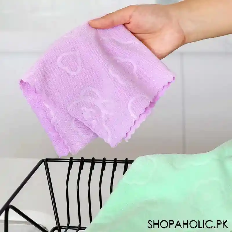 (Set of 5) Microfiber Cleaning Towel Set - Small