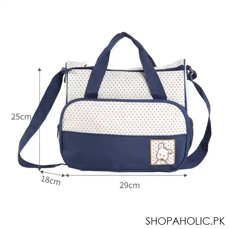 Set of 5 Mommy Bags (Big Bag, Medium Bag, Thermos Bag, Food Separate Bag, Thick Urine Pad)