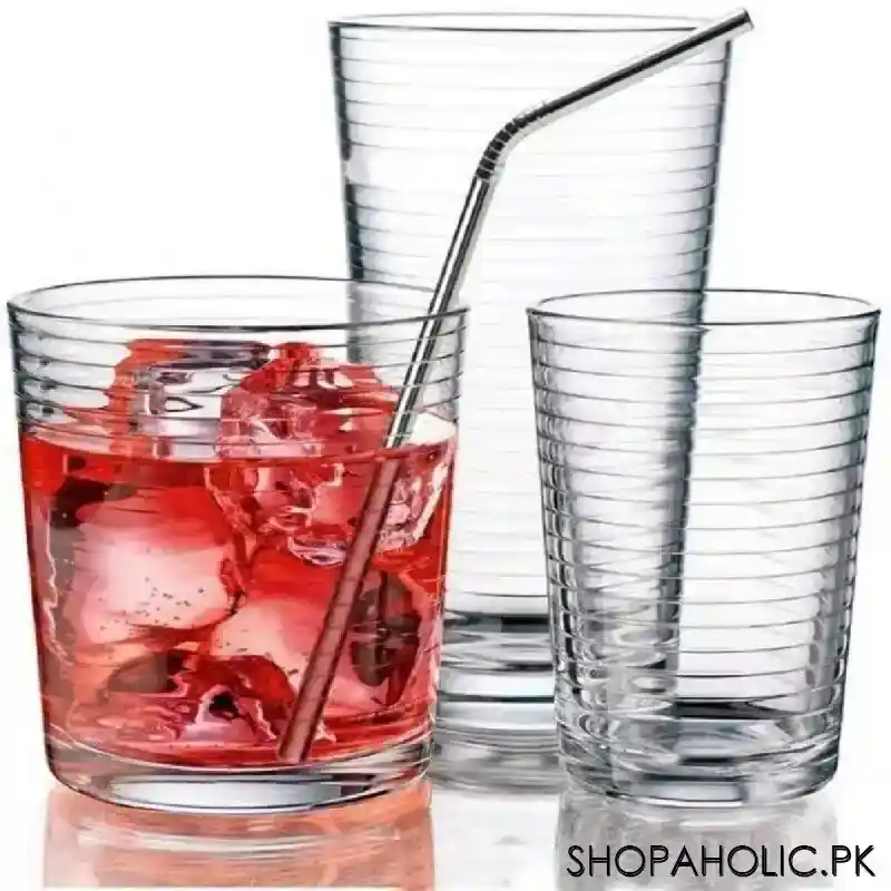 (Set of 5) Reusable Stainless Steel Straws With Cleaning Brush