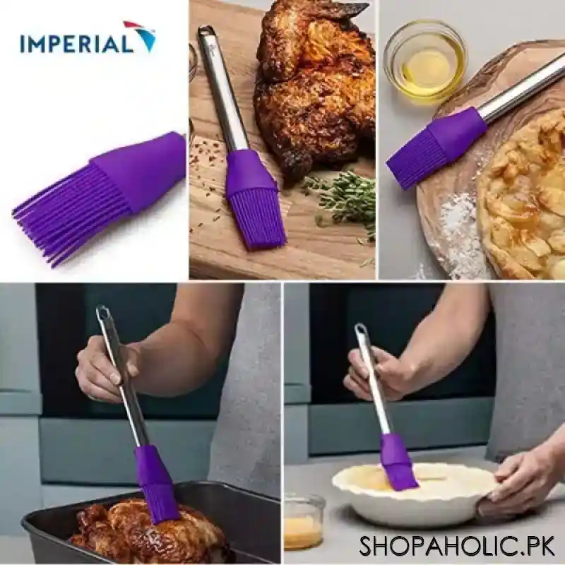 Silicon Basting Brush with Steel Handle