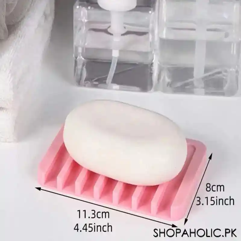 Silicone Drying Mat Dish Soap Holder Tray