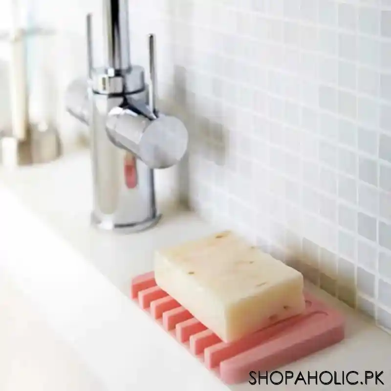 Silicone Drying Mat Dish Soap Holder Tray
