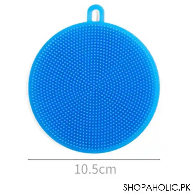 Silicone Go Round Dishwashing Sponge