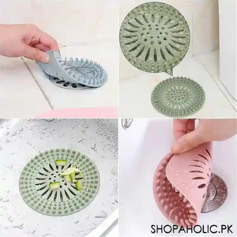 Silicone Mesh Kitchen Drain Sink Strainer Filter