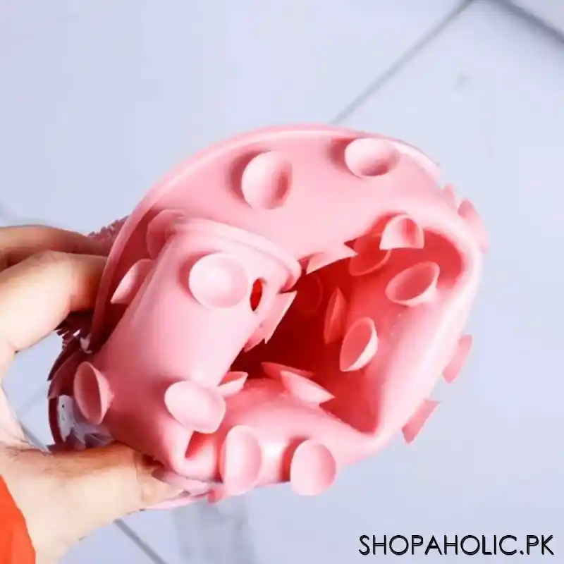 Silicone Non-slip Back Brush and Foot Massager Scrubber Mat