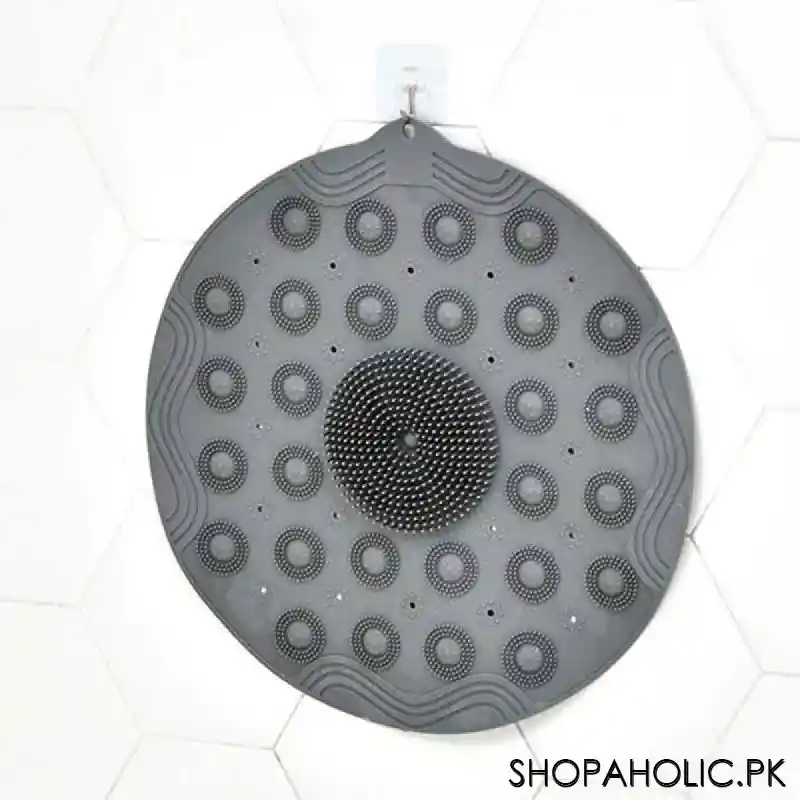 Silicone Non Slip Round Bathroom Mat