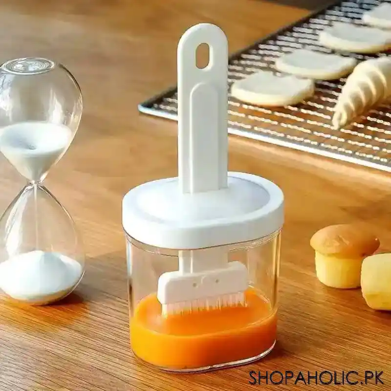 Silicone Oil Bottle Brush Integrated with Lid