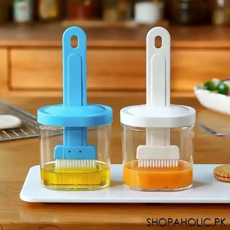 Silicone Oil Bottle Brush Integrated with Lid
