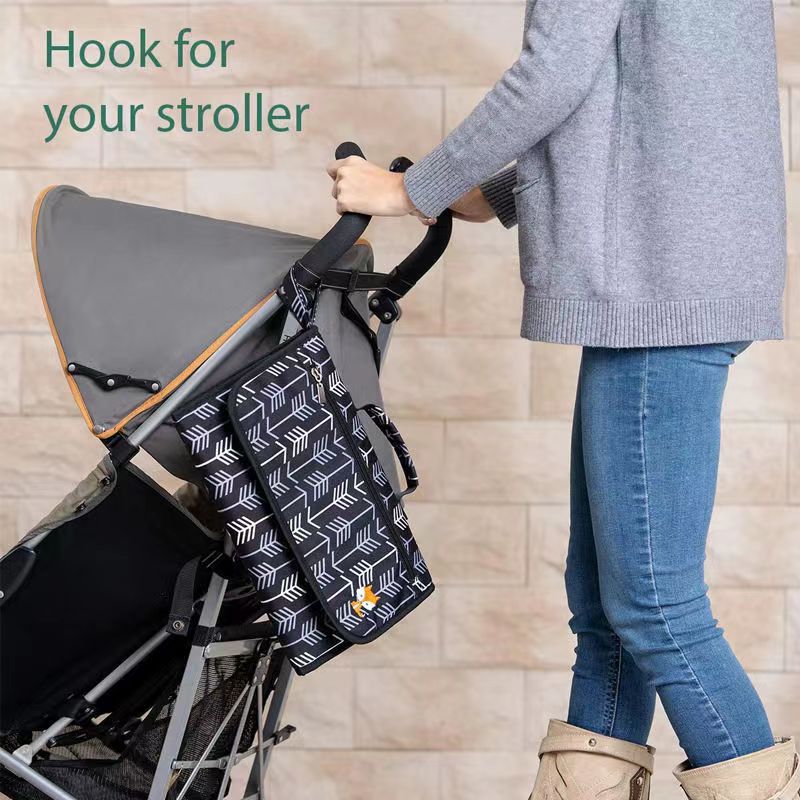 Portable Baby Diaper Changing Mat Foldable Travel Pad with Pockets