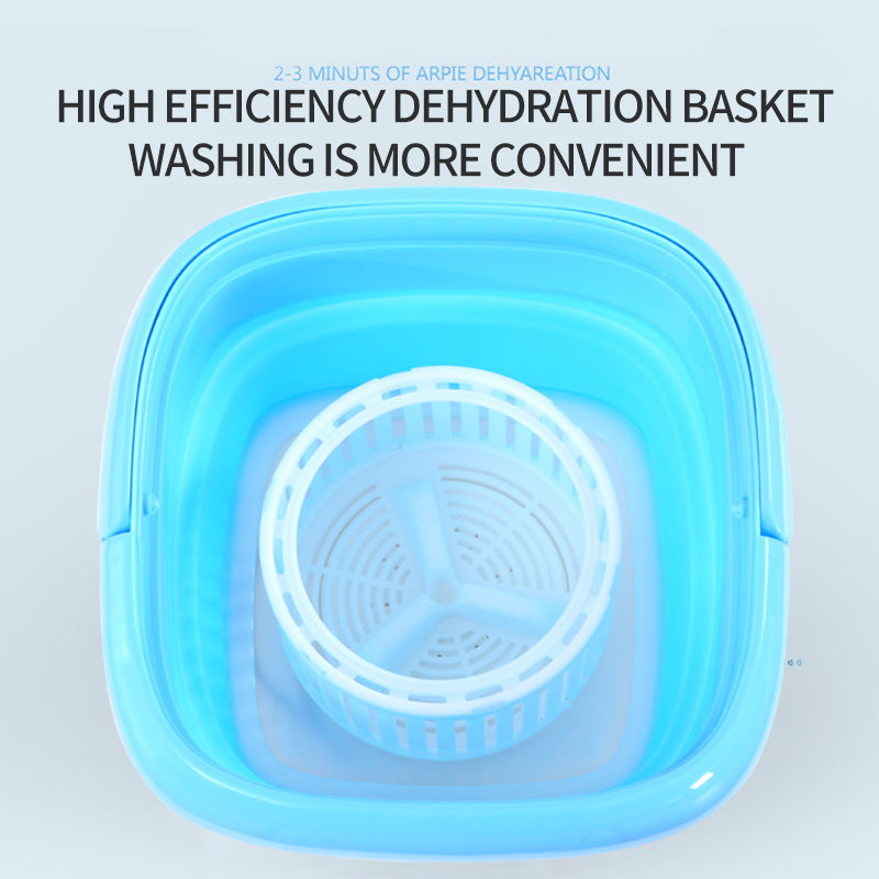 2 in 1 Mini Foldable Washing Machine with dryer, 6.5 liters Capacity