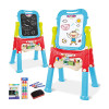Magnetic Double-Sided Drawing Board Kids Art Easel Standing Children Graffiti Writing Tablet Green