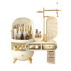 Luxury Dressing Table Cosmetics Storage Box Desktop Jewelry Integrated Dustproof High-Grade organizer
