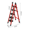 Ladder Folding Retractable Stairs Can Be Climbed Multi-functional Herringbone Ladder