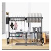 Dish Drying Rack Over Sink Kitchen Storage Shelf Countertop Space Saver Display Stand