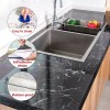 Black Wall Paper Waterproof Heat Resistant Self Adhesive Anti Oil Kitchen Wallpaper Marble Sheet for Kitchen