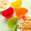 4pcs Multi-purpose Mini Kitchen Plate Partners Plastic Clip Bowl Cup(Multi Color)