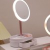 Vanity Mirror Cosmetic & Jewelry Organizer Makeup Mirror Light Adjustable Angles