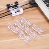 20pcs / Pack Self-Adhesive Wire Organizer Cable Clip (3cm X 1cm)
