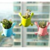 Mini Creative Multifunctional Office Flower Pots Wall Mounted Vase Desktop Pen Holders Storage