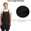 Adjustable Bib Apron with Pocket For Men And Women Blue Color