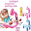 Children Fun And Easy Way To Draw Led Projector Art Drawing Table