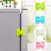Cartoon Style Plastic Safe Refrigerator Lock Adhesive-Self Cupboards Cabinets Drawer Lock Kids Protection