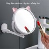 360 Degree Rotating Wall Mirror Cute Cat Ears