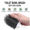 Anti-bacterial Silicone Toilet Brush No Scratch Soft Toilet Cleaner Brush