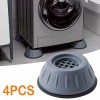4Pcs Anti Vibration Feet Pads Washing Machine Rubber Mat Anti-Vibration Pad Dryer Non-Slip Universal Fixed Washing Machine Stand