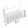 Kitchen Bathroom Hanging Basket Wall Hanging Storage Basket Punch-Free Dormitory Snack Storage Basket