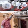 2 Pcs Child Baby Safegaurd Lock Kitchen Cooker Gas Oven Stove Knob Cover