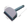 Soft Rubber Glass Wiper Scraper 2 In 1 Window Cleaning Sponge Brush Shower Squeegee Cleaner Bathroom Mirror Wiper Brush Cleaning Tools